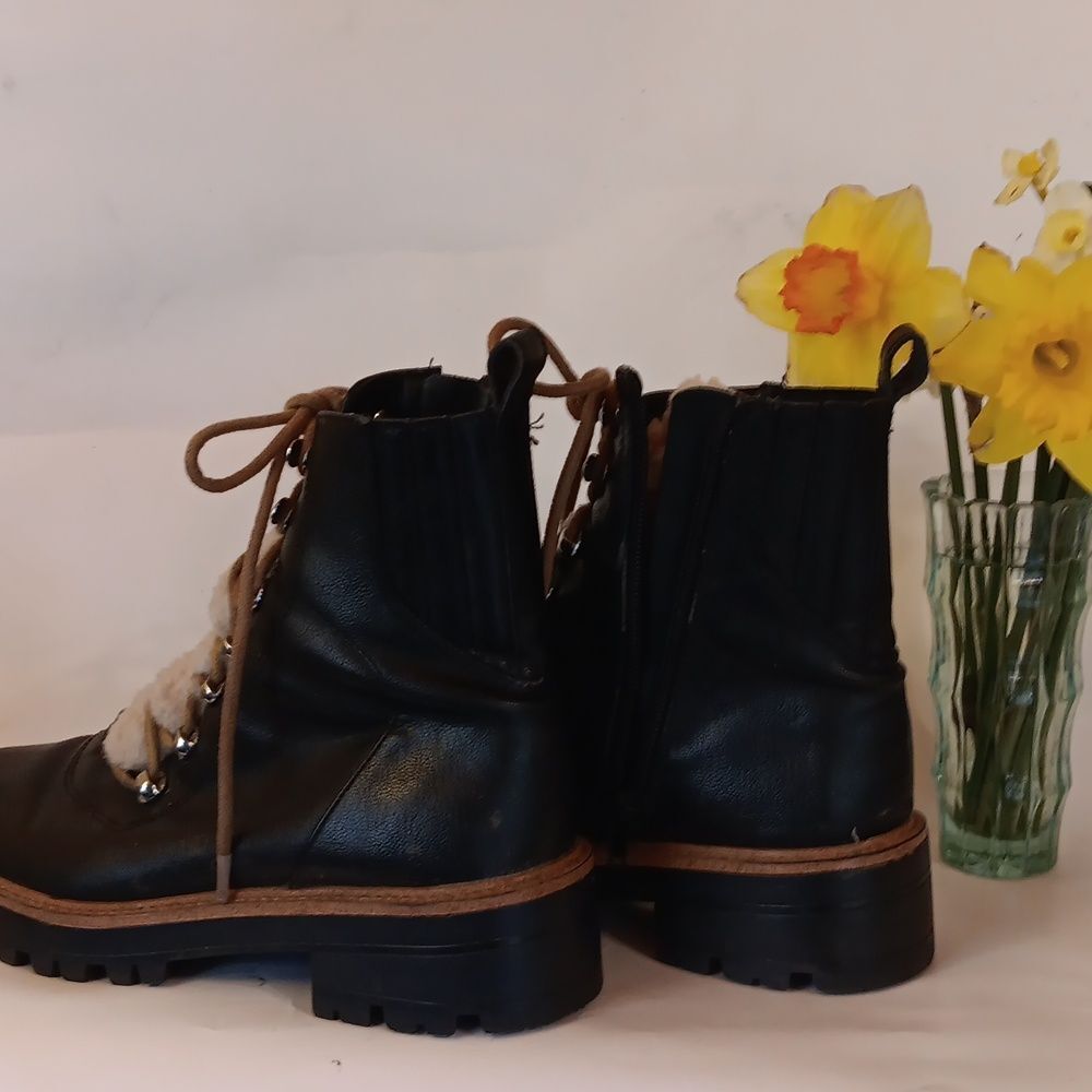 Nine West Ivani Lug Sole Lace-Up Boots - Picture 4 of 9